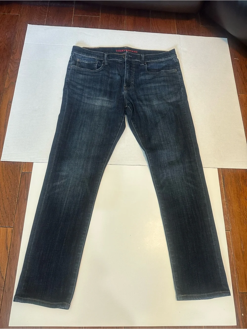 Lucky Brand 110 Slim Men’s Jeans 34x30 Dark Wash Blue Denim